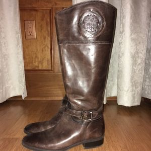 Vince Camuto Phillie Tall Leather Riding Boot
